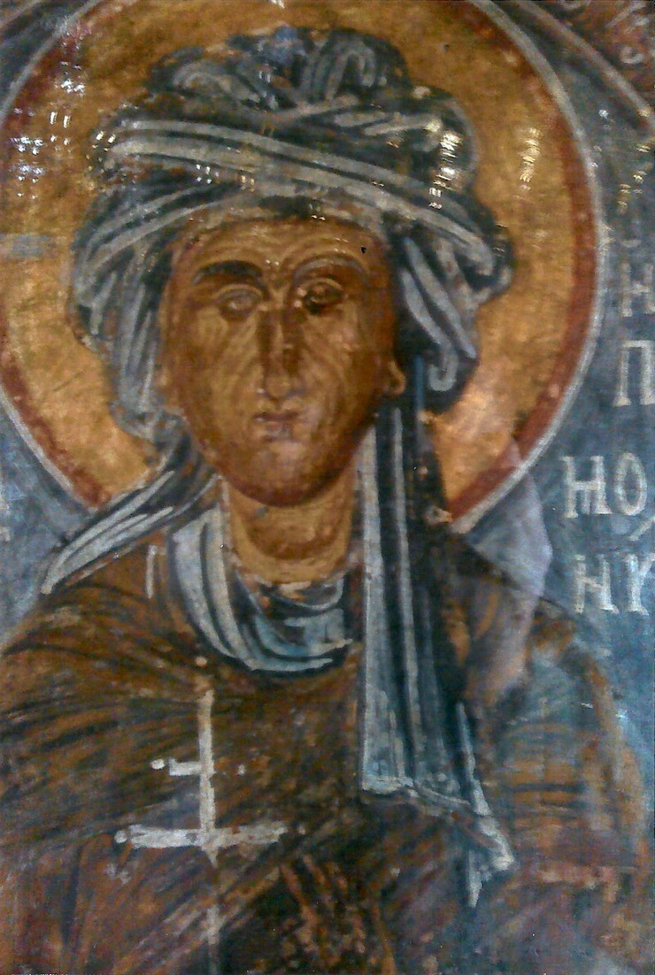 THE LAST BYZANTINE EMPRESS, of Serbian origin YELENA DRAGASH